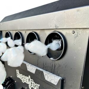 Froggy’s Fog – Fobbles F8 Pro IP – Professional IP 54 Rated Bubble Fogger – DMX – 4 Machines in 1 (Fog. Haze. Bubbles. Fog Bubbles)